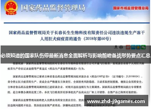 必须知道的国家队伤停最新消息全面解析与影响前瞻备战形势要点汇总
